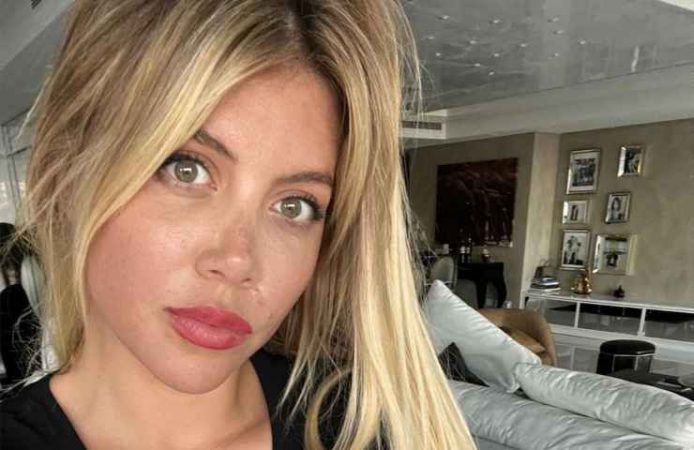 Wanda Nara video niente reggiseno