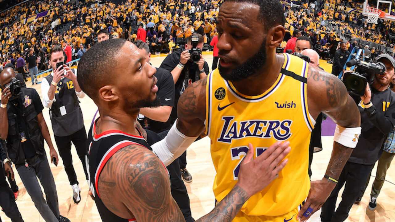 Lebron James e Damian Lillard