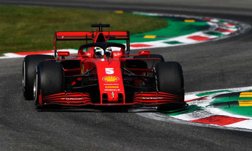 Vettel fouri dal Gp d'Italia al settimo giro Leclerc si schianta al 29esimo