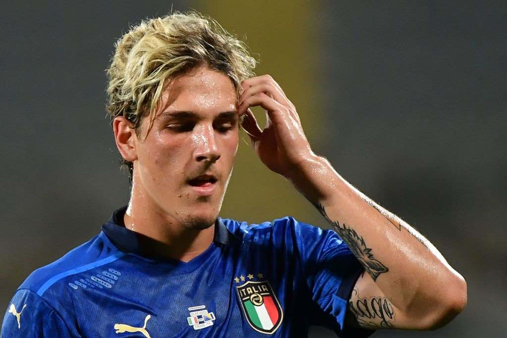 Zaniolo subentrato non è riuscito a lasciare il segno sull 1-1 di Italia - Bosnia